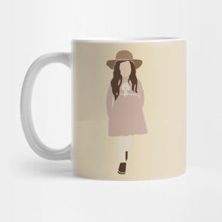 Abstract vector kids and lovely girl Illustration Mug